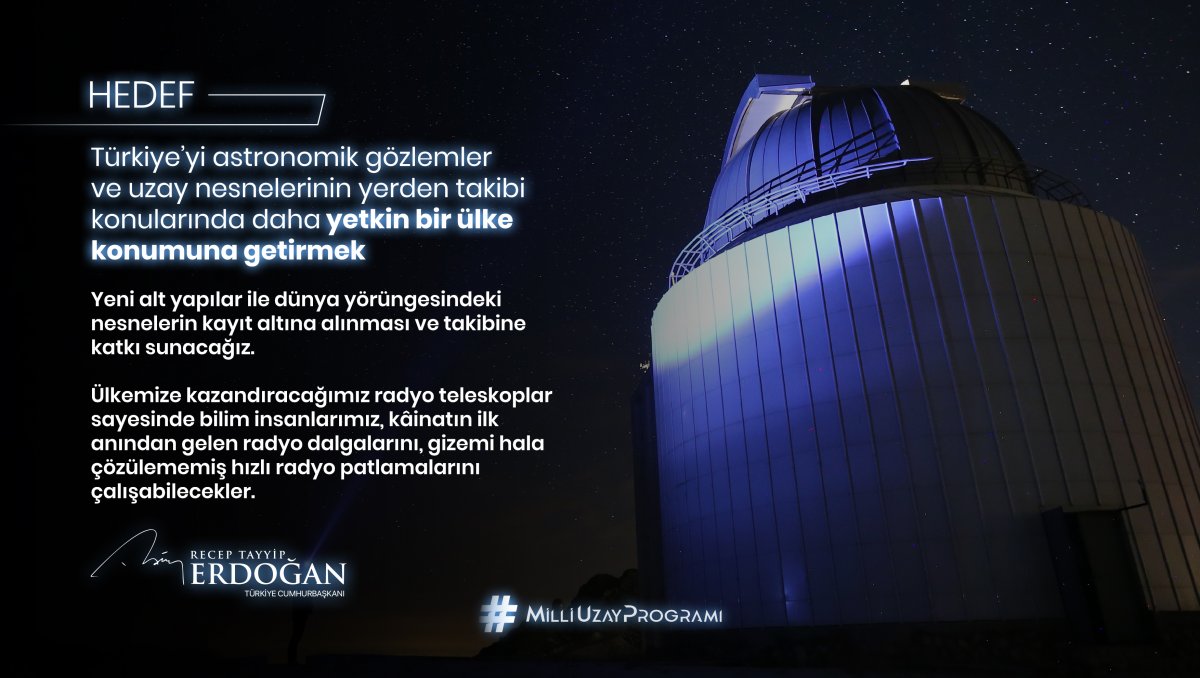 Cumhurbaşkanı Erdoğan, Türkiye nin Milli Uzay Programı nı tanıttı #3