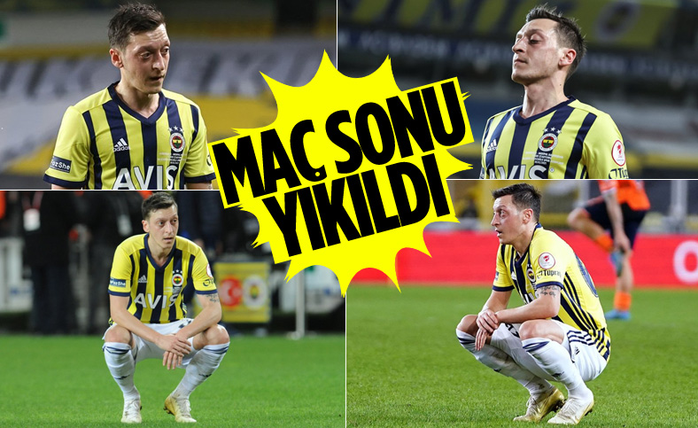 Maç sonu Mesut Özil'in üzüntüsü