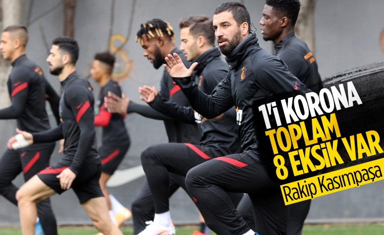 Galatasaray'da 8 isim Kasımpaşa maçında yok