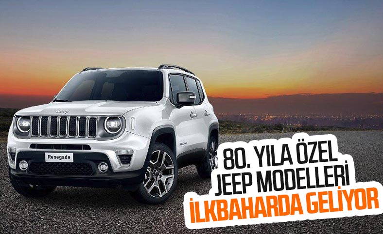 Jeep, 80. yıl dönümüne özel versiyonlarını satışa sunacak