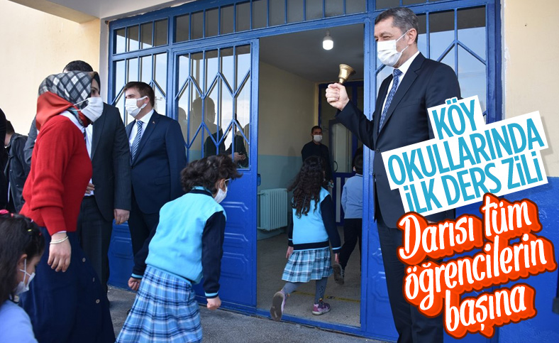 Köy okulları yüz yüze eğitime başladı
