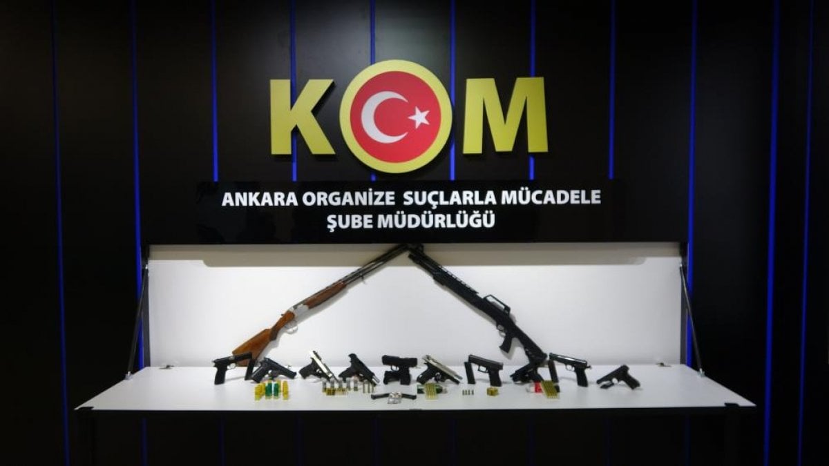 Ankara da esnafı haraca bağlayan çeteye operasyon #1