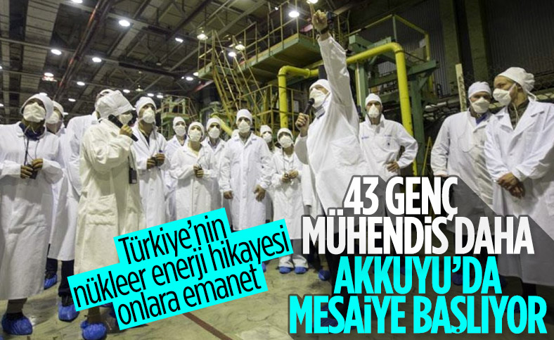 43 genç daha nükleer mühendislik eğitimini tamamladı