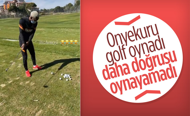 Onyekuru'nun golf ile imtihanı