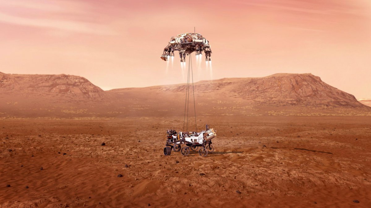 NASA explorer landed on Mars #1
