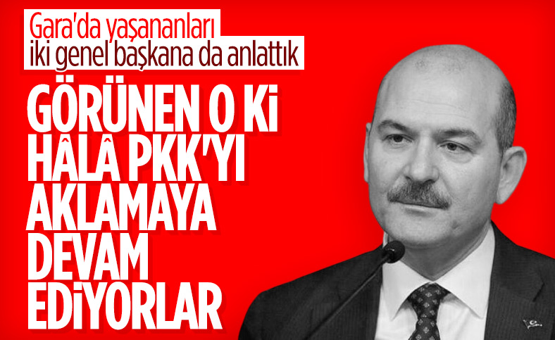Süleyman Soylu: Kılıçdaroğlu'nun açıklamaları, PKK'yı aklamaktan başka bir şey değildir
