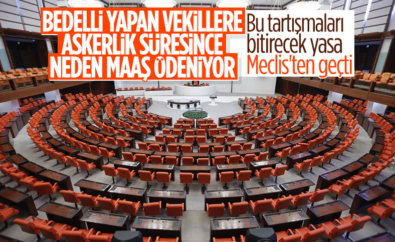 Milletvekillerine askerlik ertelemesi Meclis'ten geçti