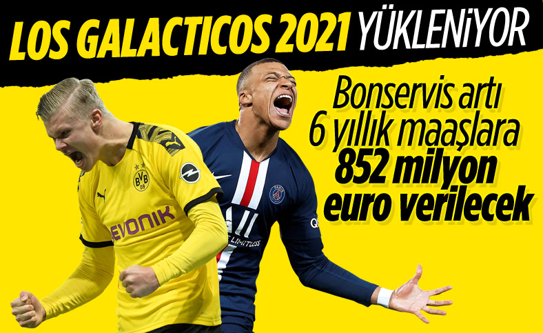 Real Madrid, Mbappe ve Haaland için servet ödeyecek