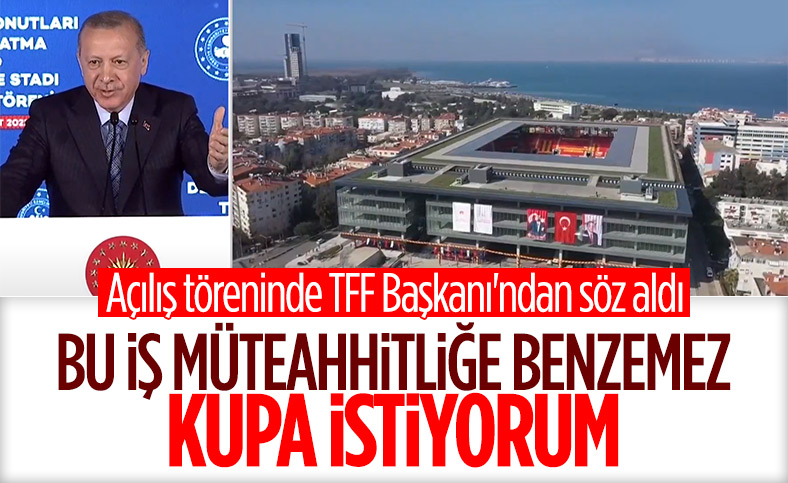 Cumhurbaşkanı Erdoğan, Göztepe Stadyumu'nun açılışını gerçekleştirdi