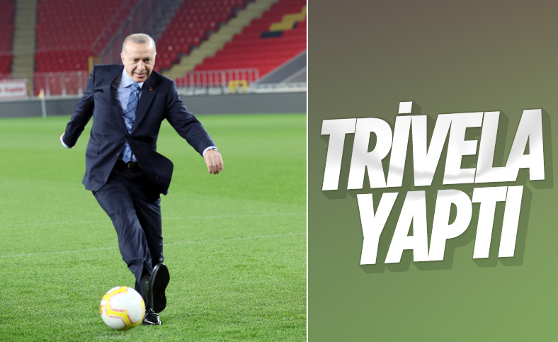 Cumhurbaşkanı Erdoğan'dan gol paylaşımı