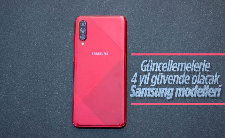 En az 4 yıl daha güvenlik güncellemesi alacak Samsung Galaxy telefonları