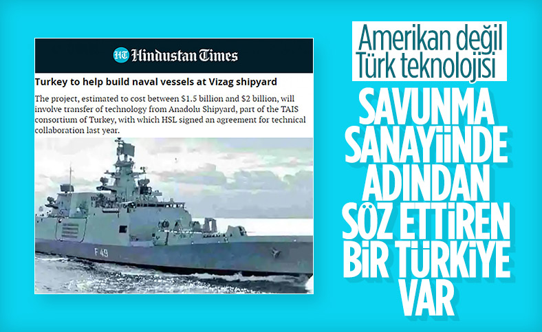 Hindistan, Türkiye'nin desteğiyle donanma gemisi inşa edecek
