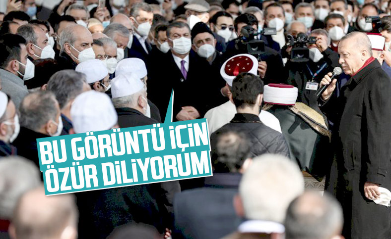 Fahrettin Koca, cenazedeki görüntü için özür diledi