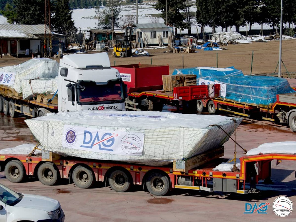 Parts of the Eastern Anatolia Observatory telescope, heading to Erzurum #1