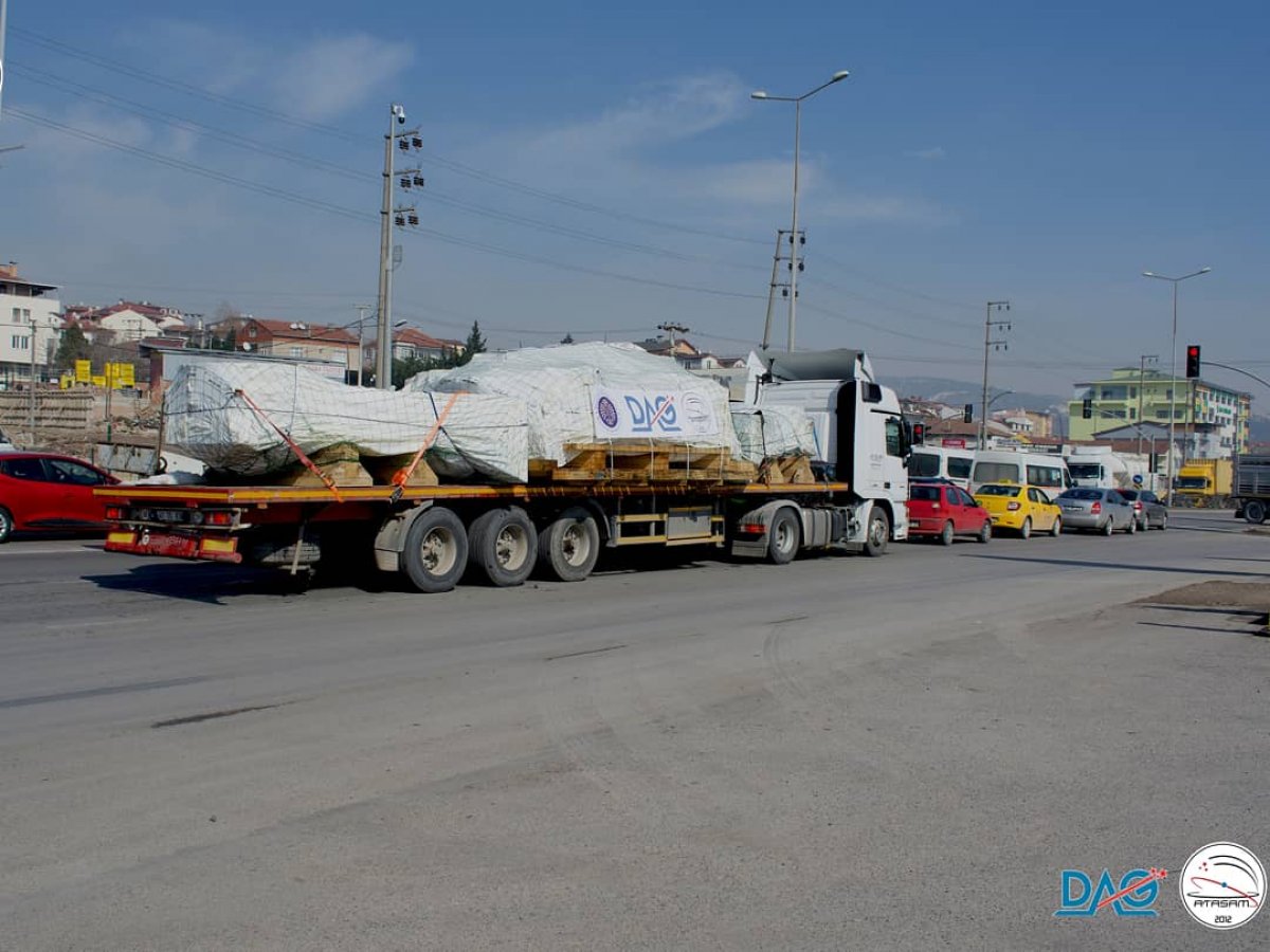 Parts of the Eastern Anatolia Observatory telescope, heading to Erzurum #4