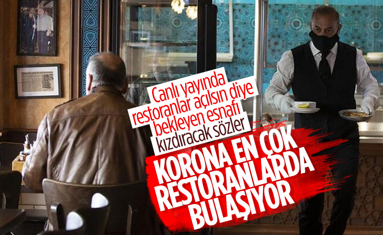 Koronavirüsün en fazla bulaştığı yer: Tam zamanlı çalışan restoranlar