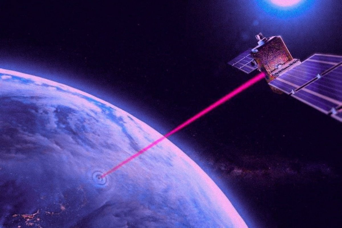 laser satellite