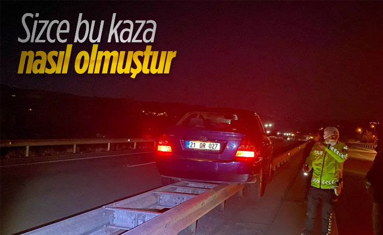 Çorum'da ilginç kaza