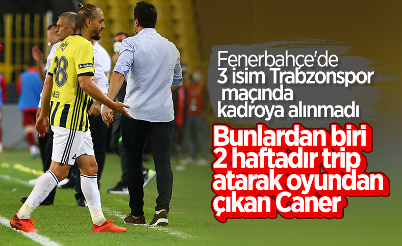 Fenerbahçe'nin Trabzonspor maçı kamp kadrosu
