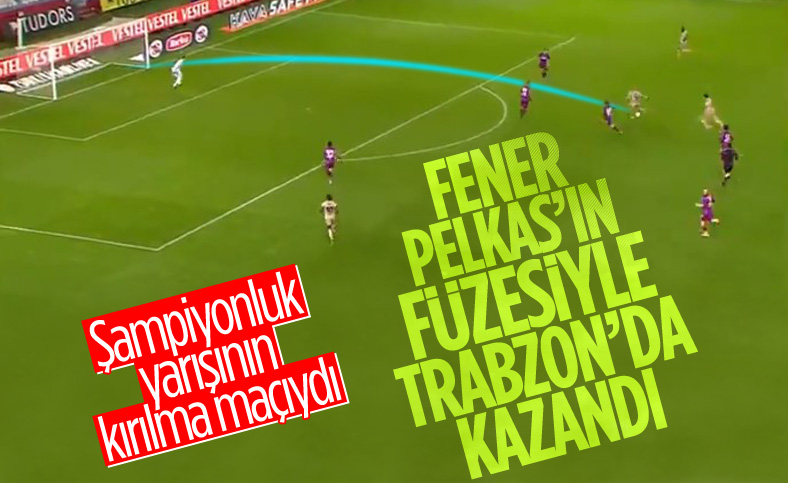 Fenerbahçe Trabzon deplasmanından 3 puanla döndü