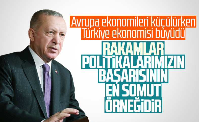 Cumhurbaşkanı Erdoğan: Büyüme oranımız, başarıların en somut örneği