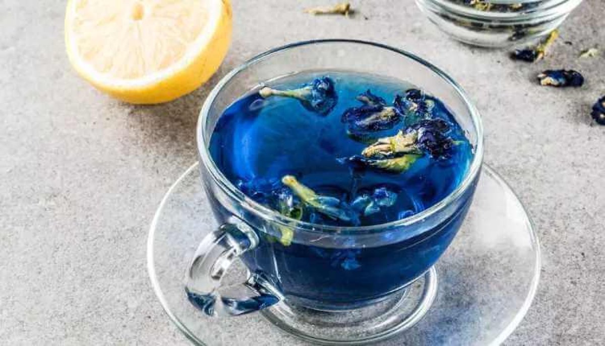 Синий чай Эстетика