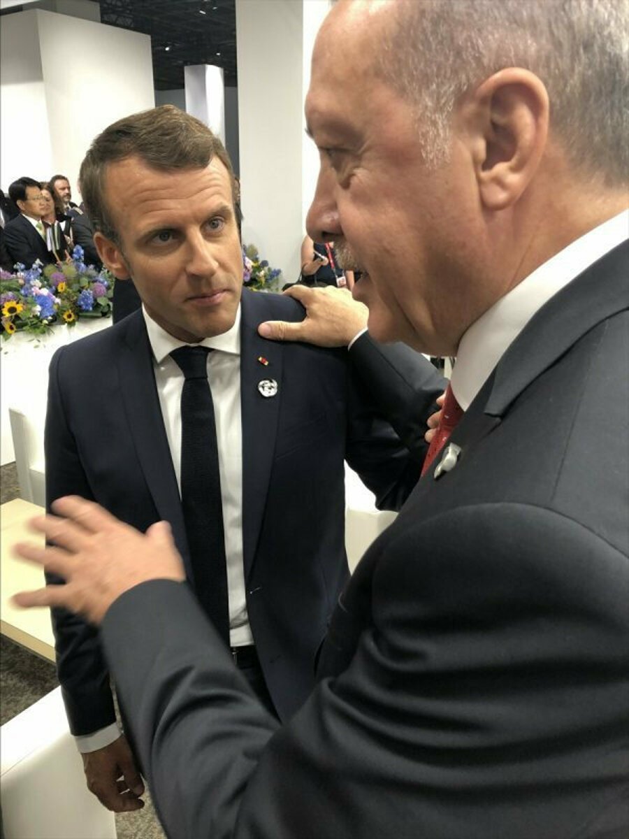 Cumhurbaşkanı Erdoğan, Macron la görüştü #7