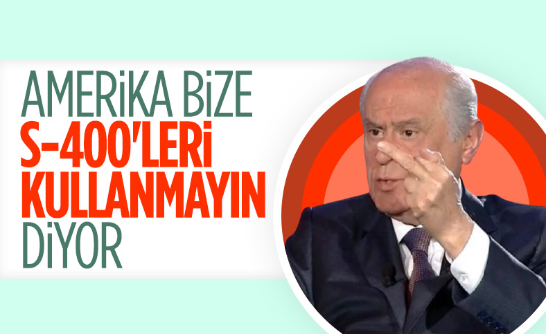 Devlet Bahçeli'den ABD'ye S-400 tepkisi