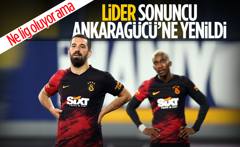 Galatasaray deplasmanda Ankaragücü'ne mağlup oldu