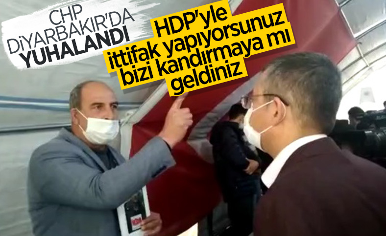 Evlat nöbetindeki ailelerden CHP heyetine tepki