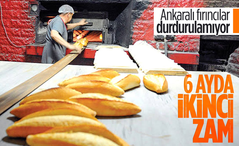Ankara'da ekmeğe zam