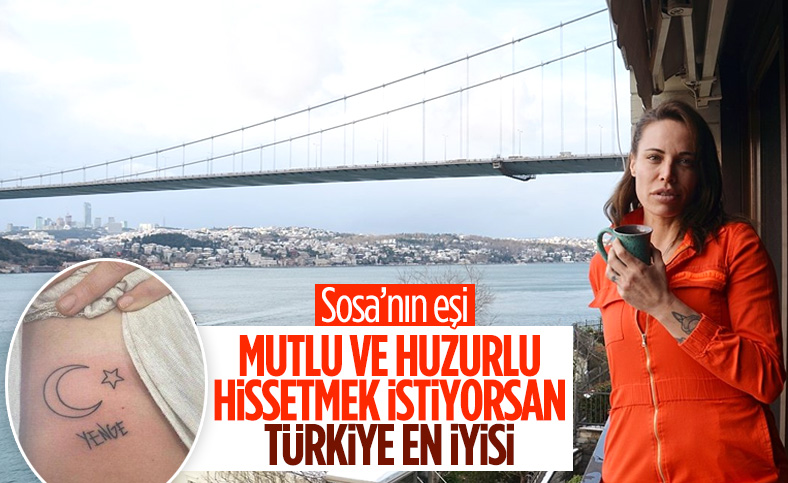 Fenerbahçeli Sosa'nın eşi Carolina, 'ikinci evim' dediği İstanbul'da sanatla iç içe