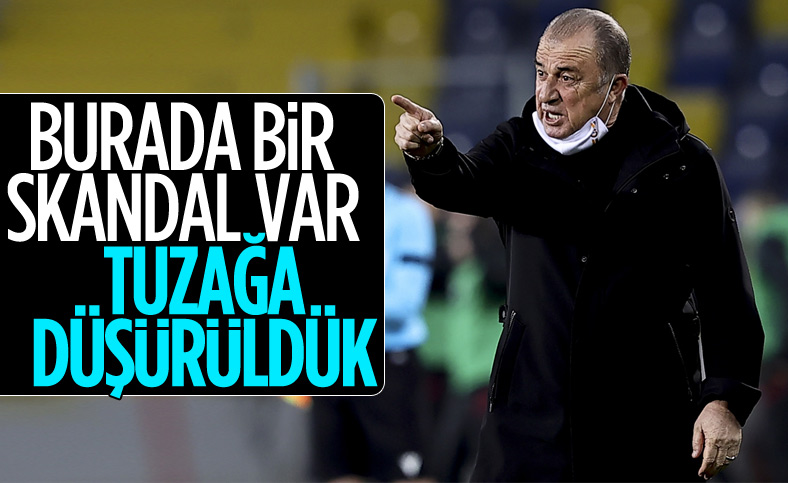 Fatih Terim: Bizi bugün tuzağa düşürdüler