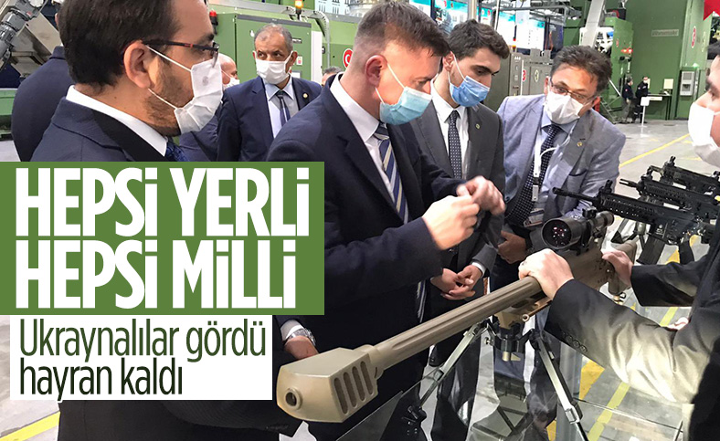 Ukraynalılar yerli üretim silahlara hayran kaldı