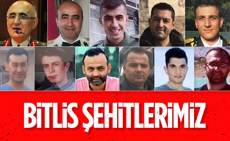 Bitlis'teki kazada şehit olan askerlerin kimlikleri belli oldu