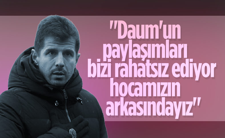 Emre Belözoğlu: Hocamızın arkasındayız