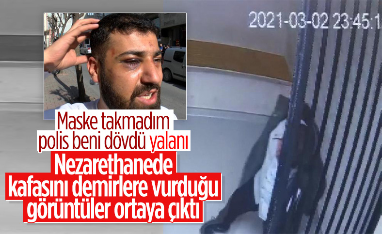 Polis şiddet uyguladı dedi, Emniyet kamera kaydıyla yalanladı