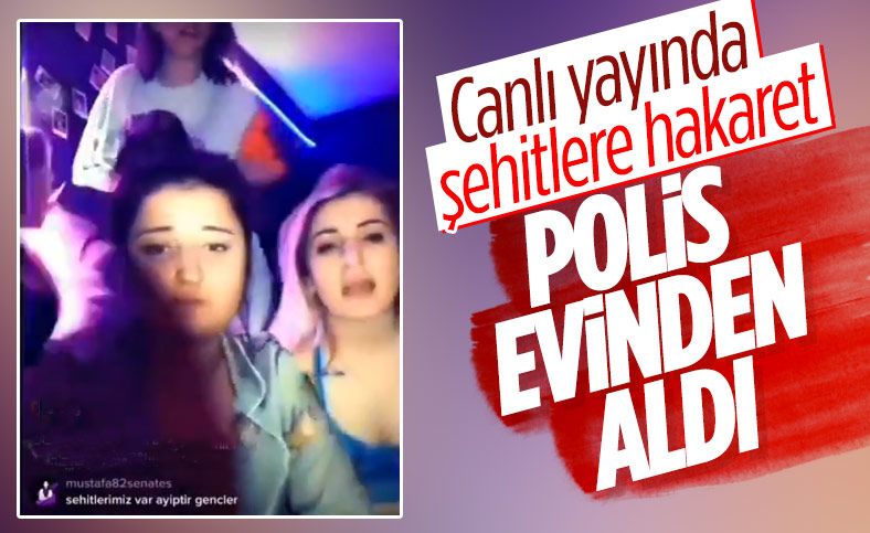 Samsun'da şehitlere hakaret eden genç kız gözaltında