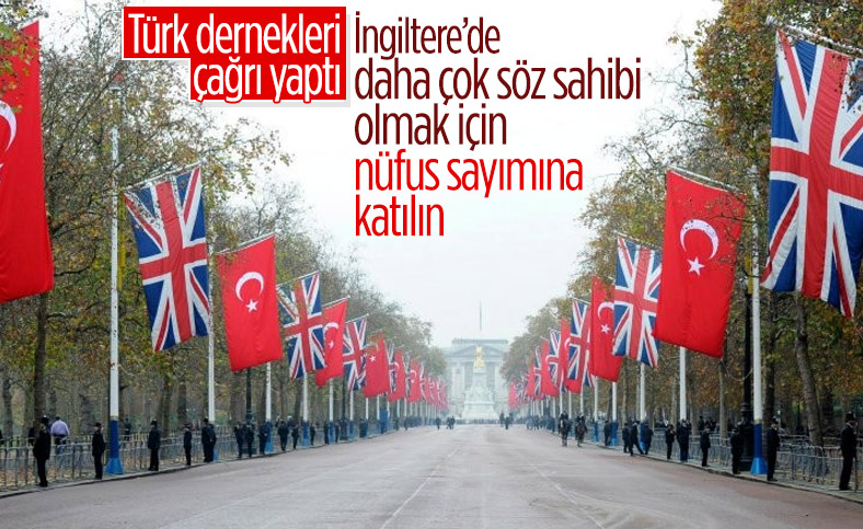 İngiltere'deki Türklere çağrı: Nüfus sayımına katılın