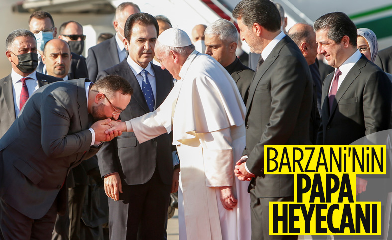 Neçirvan Barzani, Papa'yı karşıladı