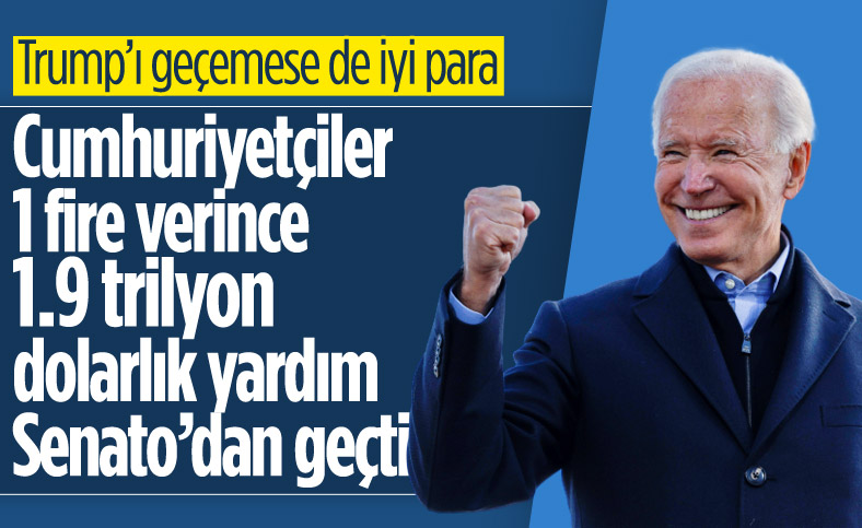ABD'de Biden’in 1.9 trilyon dolarlık koronavirüs paketi Senato’da onaylandı