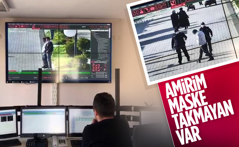 Sakarya'da maskesiz gezen şahıs KGYS'den tespit edildi