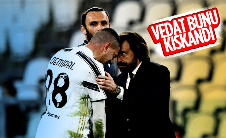 Vedat Muriç'in Merih Demiral'a bakışı olay oldu