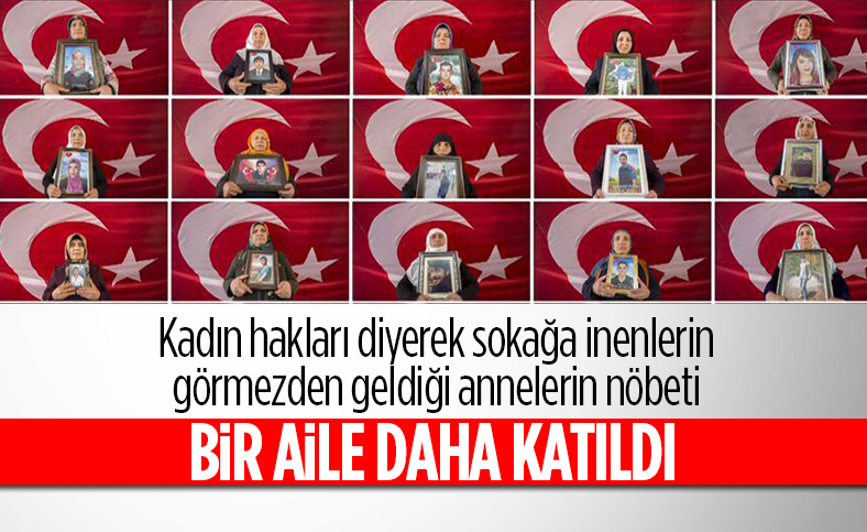 Diyarbakır'daki evlat nöbetine bir aile daha katıldı