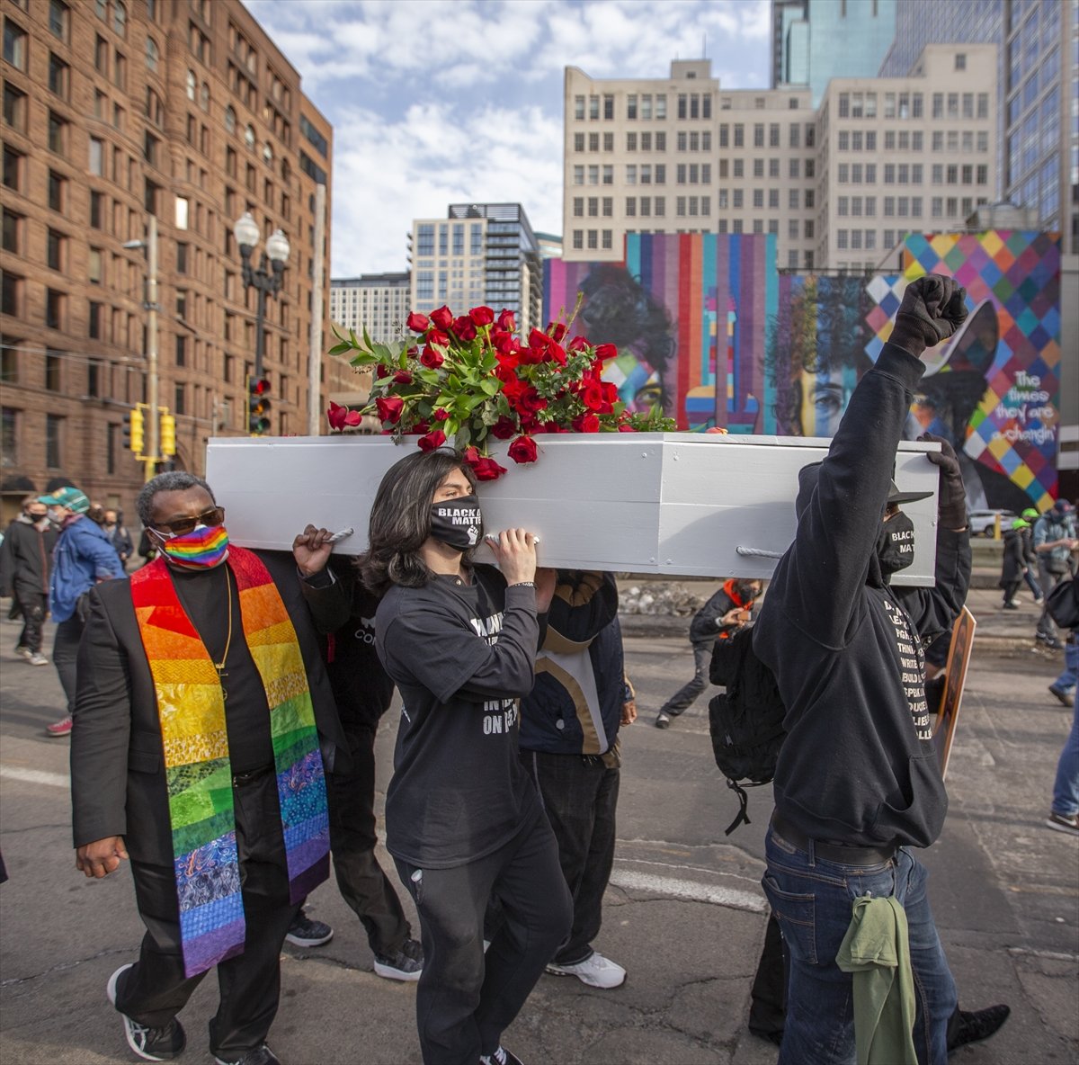 March held before the George Floyd trial in the USA #5