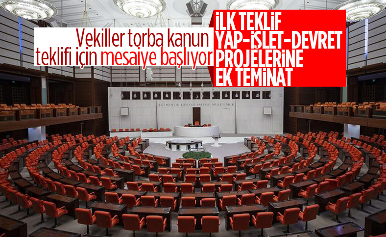 TBMM'de torba kanun teklifi için mesai başlıyor