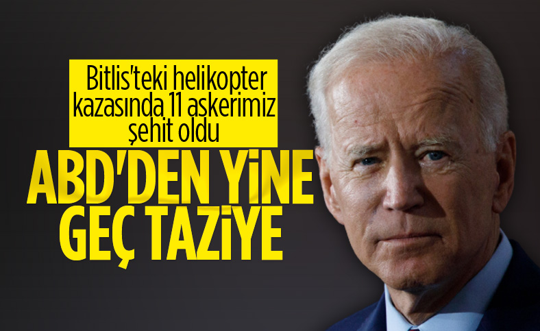 Pentagon'dan Bitlis'teki helikopter kazası için başsağlığı