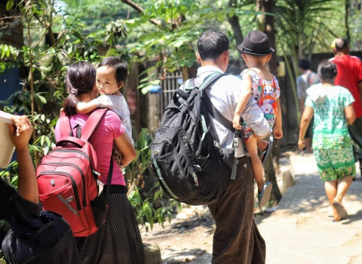 In Myanmar, security forces evicted striking railway workers from their homes #14