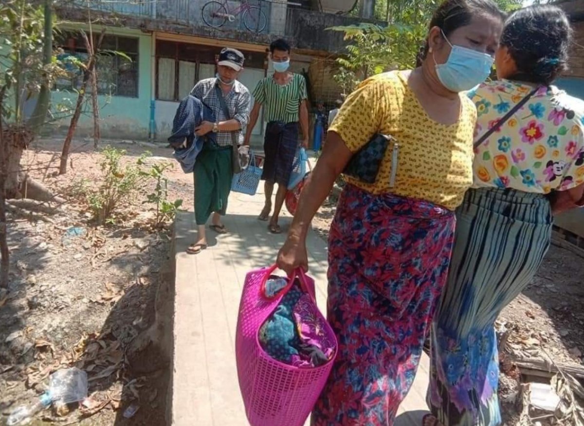 In Myanmar, security forces evicted striking railway workers from their homes #15