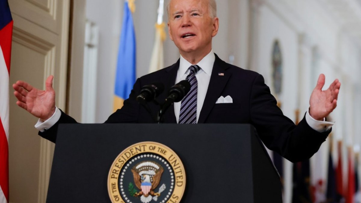 Joe Biden speaks on anniversary of quarantine